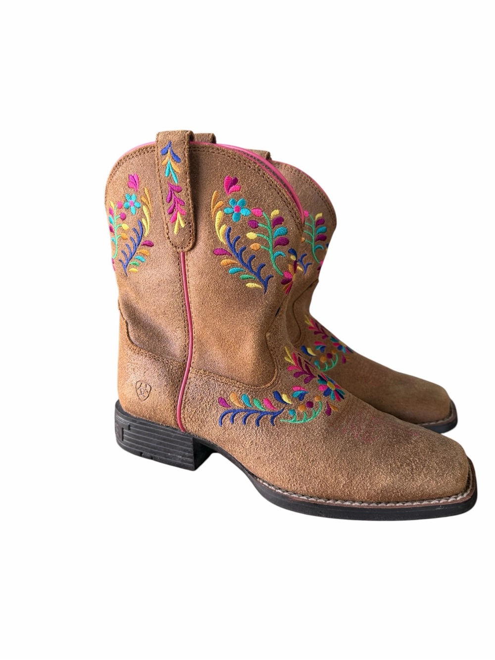 Ariat Kid’s Wild Flower Canyon Tan Floral Boot